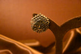 Divine Lotus Face Stud Earrings