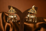 Royal Elephant Dome Jhumka Earrings